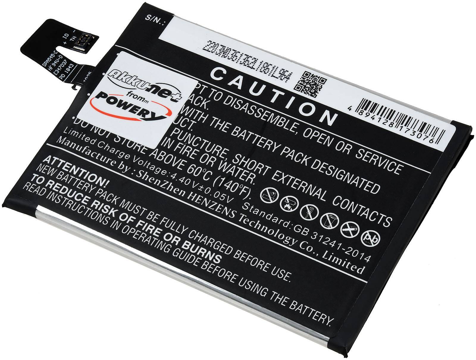 Powery Akku kompatibel mit Sony Typ 12390586-00, 3,85V, Li-Polymer
