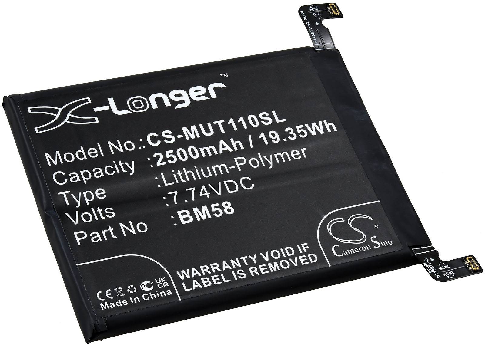 Powery Akku für Handy, Smartphone Xiaomi Mi 11T Pro 5G, 7,74V, Li-Polymer