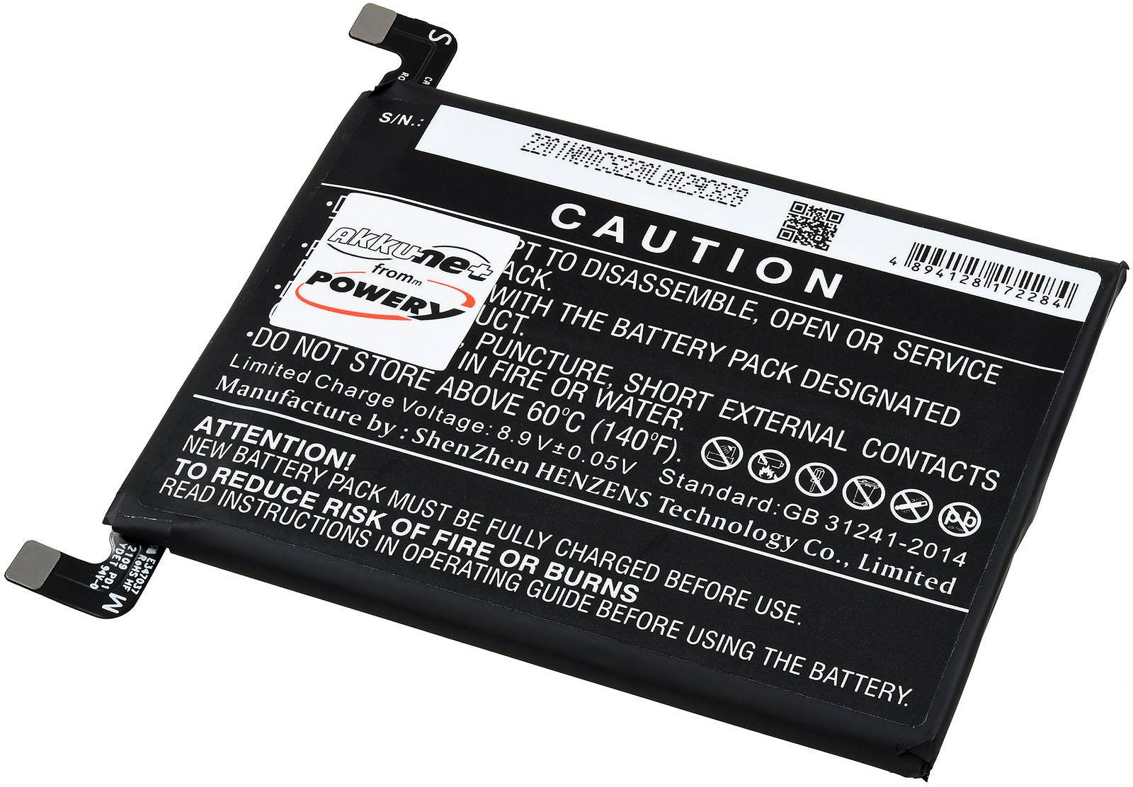 Powery Akku kompatibel mit Xiaomi Typ BM58, 7,74V, Li-Polymer