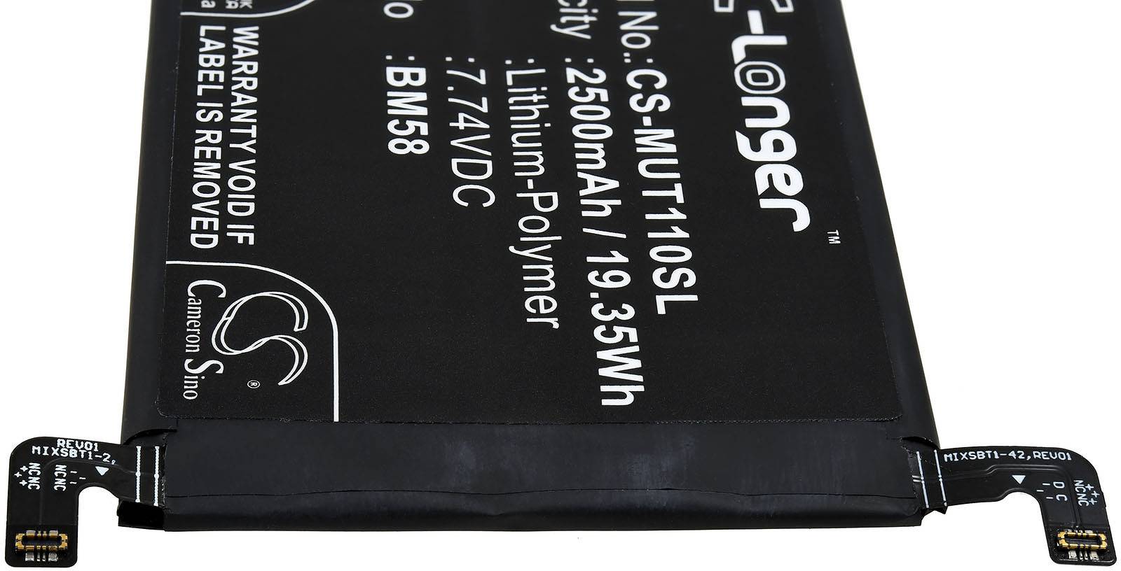 Powery Akku kompatibel mit Xiaomi Typ BM58, 7,74V, Li-Polymer