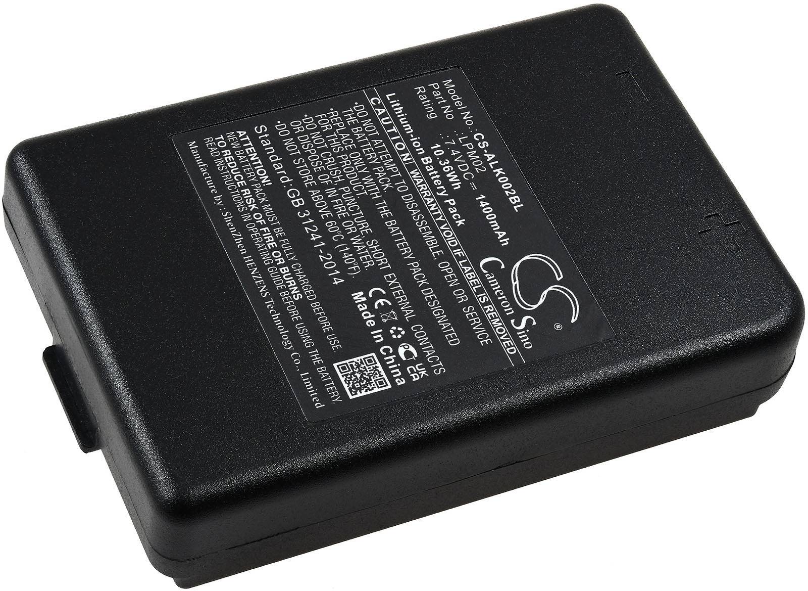 Powery Akku passend für Kran-Funkfernsteuerung Autec Air Dynamic, Modular AJM, AJR, AJS, FJL, Typ LPM02, 7,4V, Li-Ion