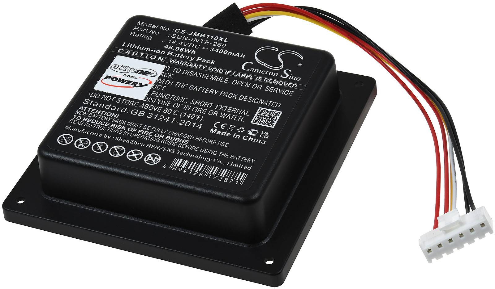 Powery Akku kompatibel mit JBL Typ SUN-INTE-260, 14,4V, Li-Ion