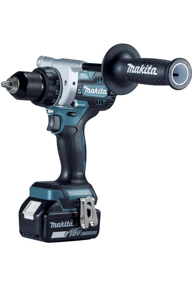makita Akku-Bohrschrauber DDF486RTJ Spannung 18V Bohr-Leist.