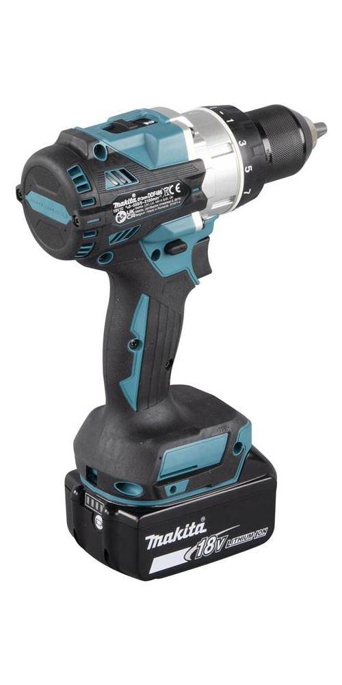 makita Akku-Bohrschrauber DDF486RTJ Spannung 18V Bohr-Leist.