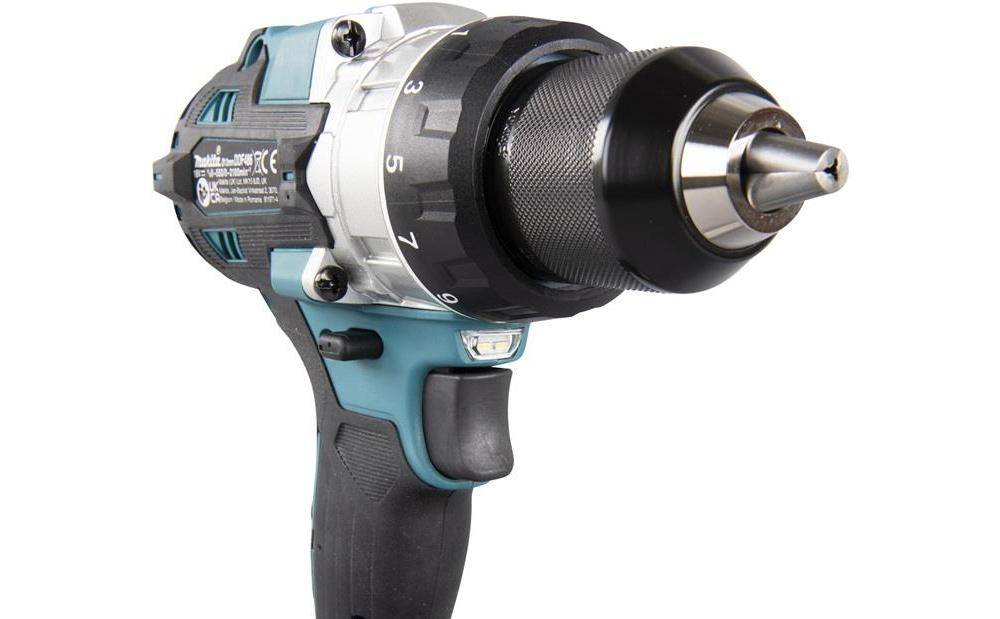 makita Akku-Bohrschrauber DDF486RTJ Spannung 18V Bohr-Leist.