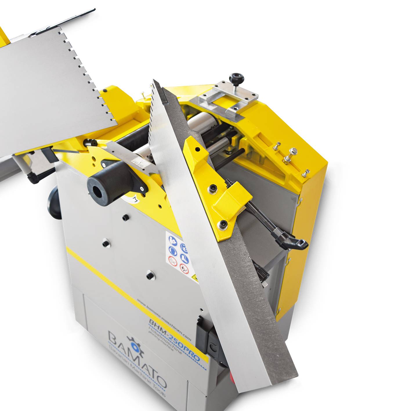 BAMATO Abricht- und Dickenhobelmaschine mit Spiralmesserwelle BHM-250PRO (230V)