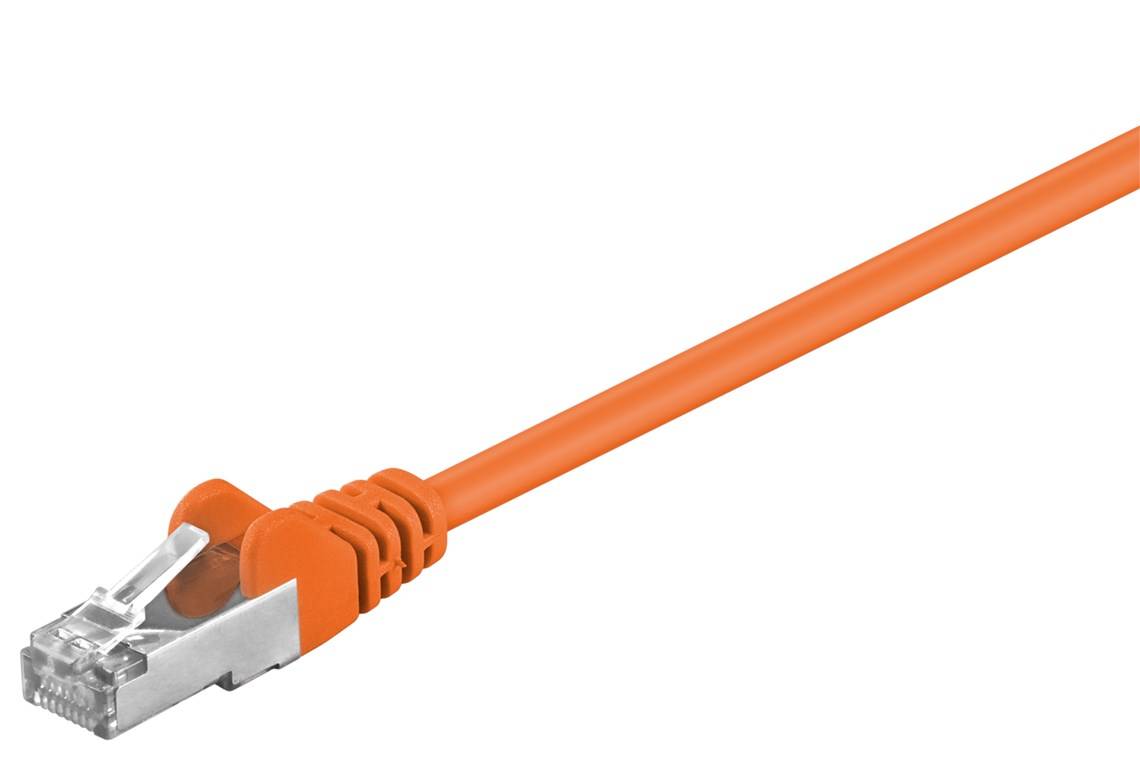 Goobay CAT 5e Patchkabel, F/UTP, Orange 5 m