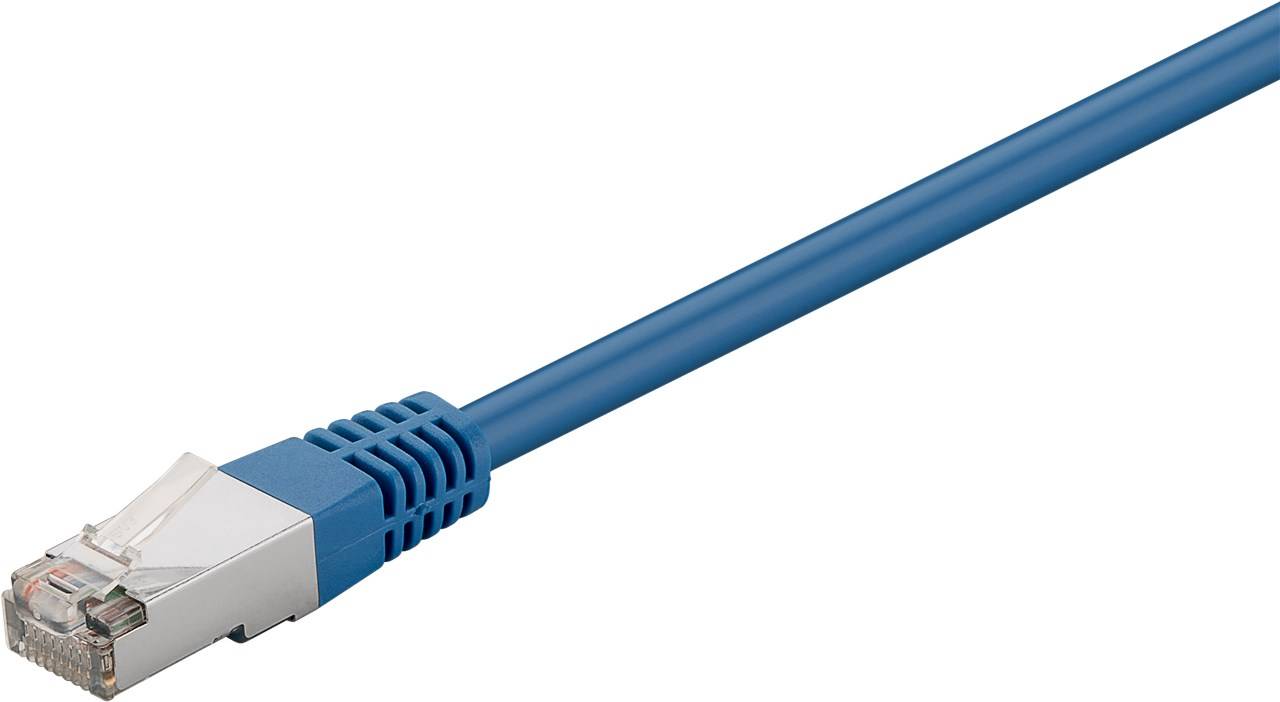 CAT 5e Patchkabel, F/UTP, blau