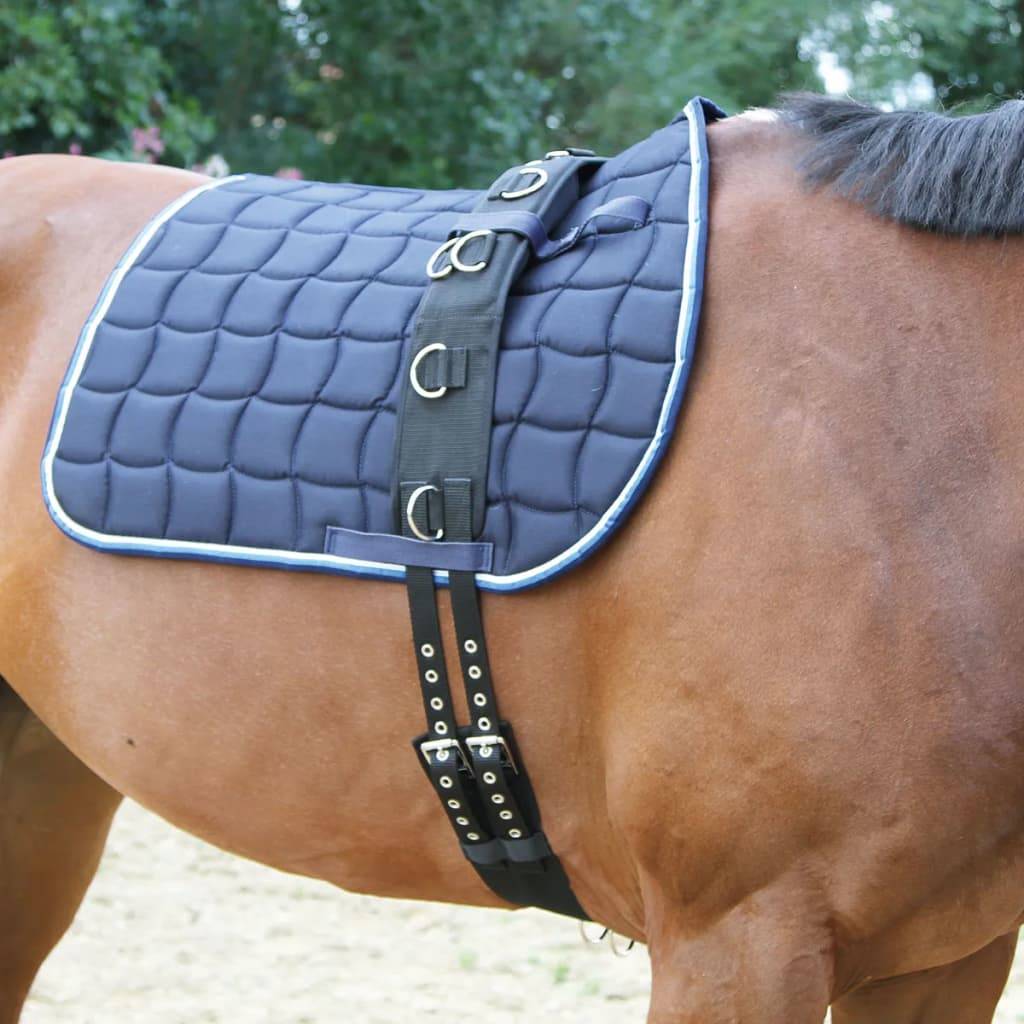Kerbl Longiergurt Schwarz Warmblut 32339
