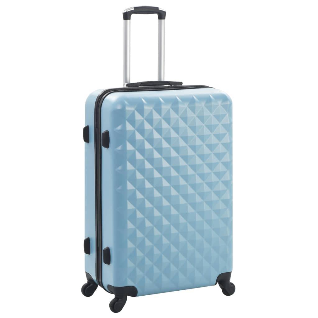 vidaXL Hartschalen-Trolley-Set 3 Stk. Blau ABS