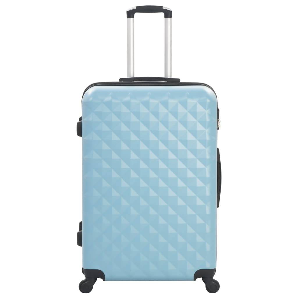 vidaXL Hartschalen-Trolley-Set 3 Stk. Blau ABS
