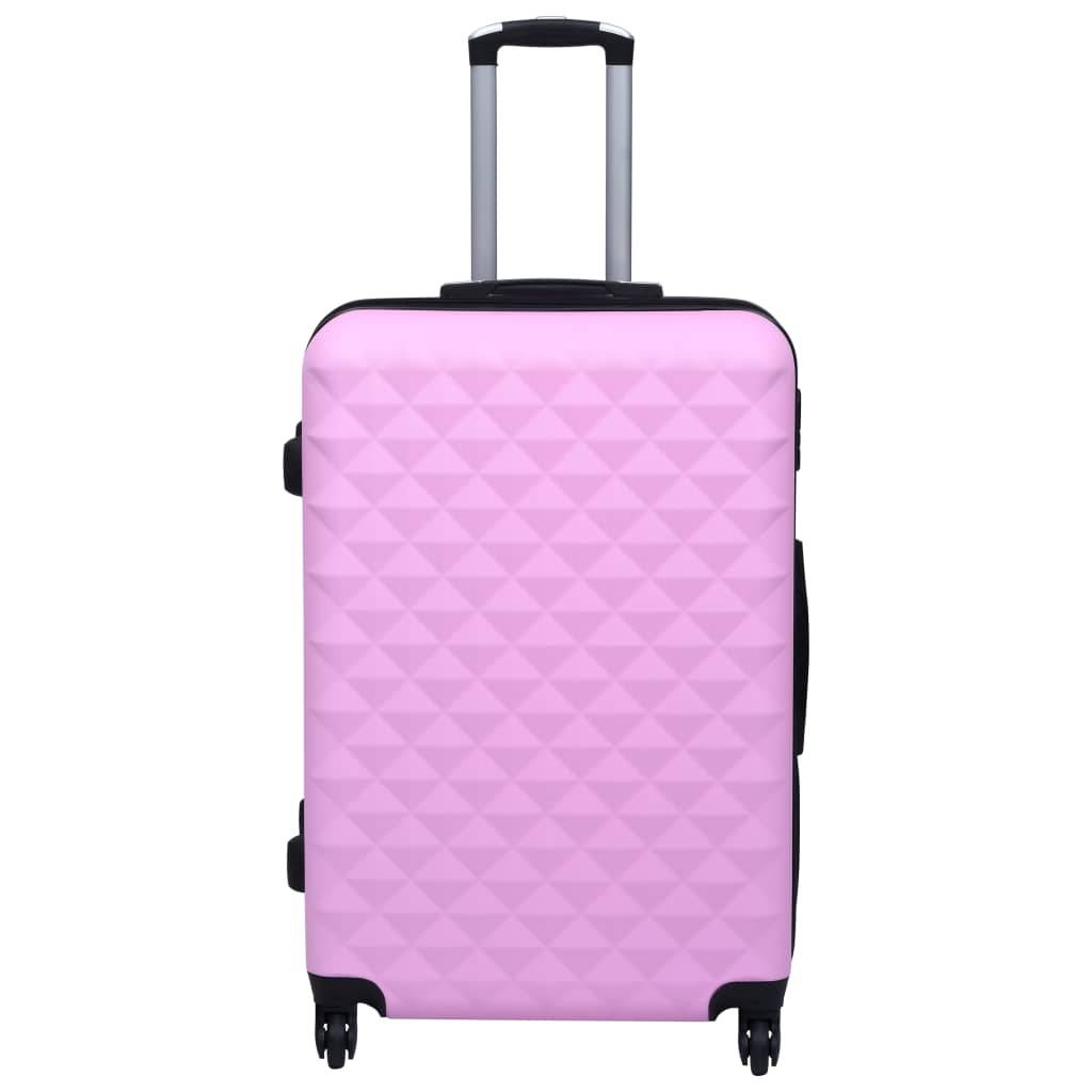 vidaXL Hartschalen-Trolley-Set 2 Stk. Rosa ABS