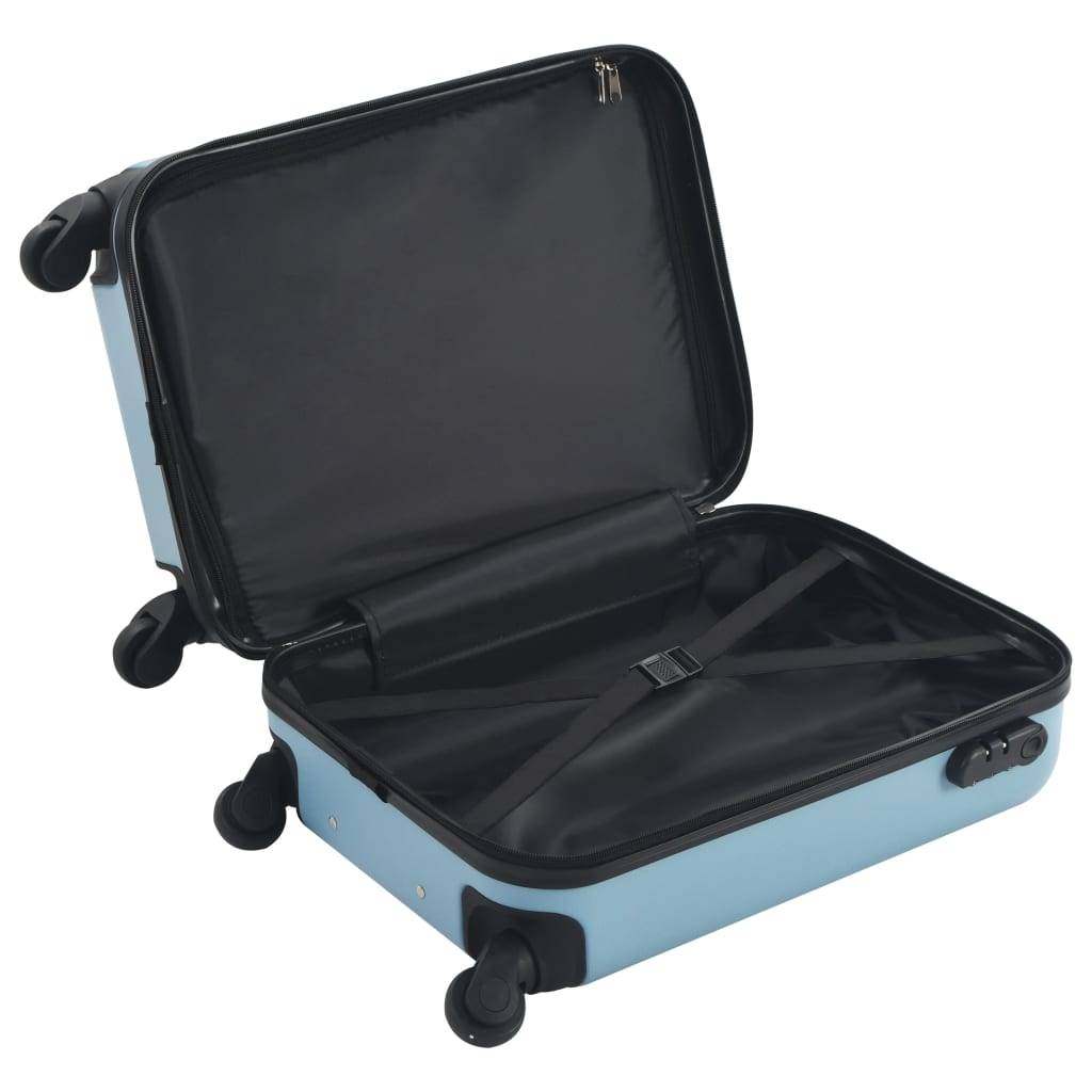 vidaXL Hartschalen-Trolley Blau ABS