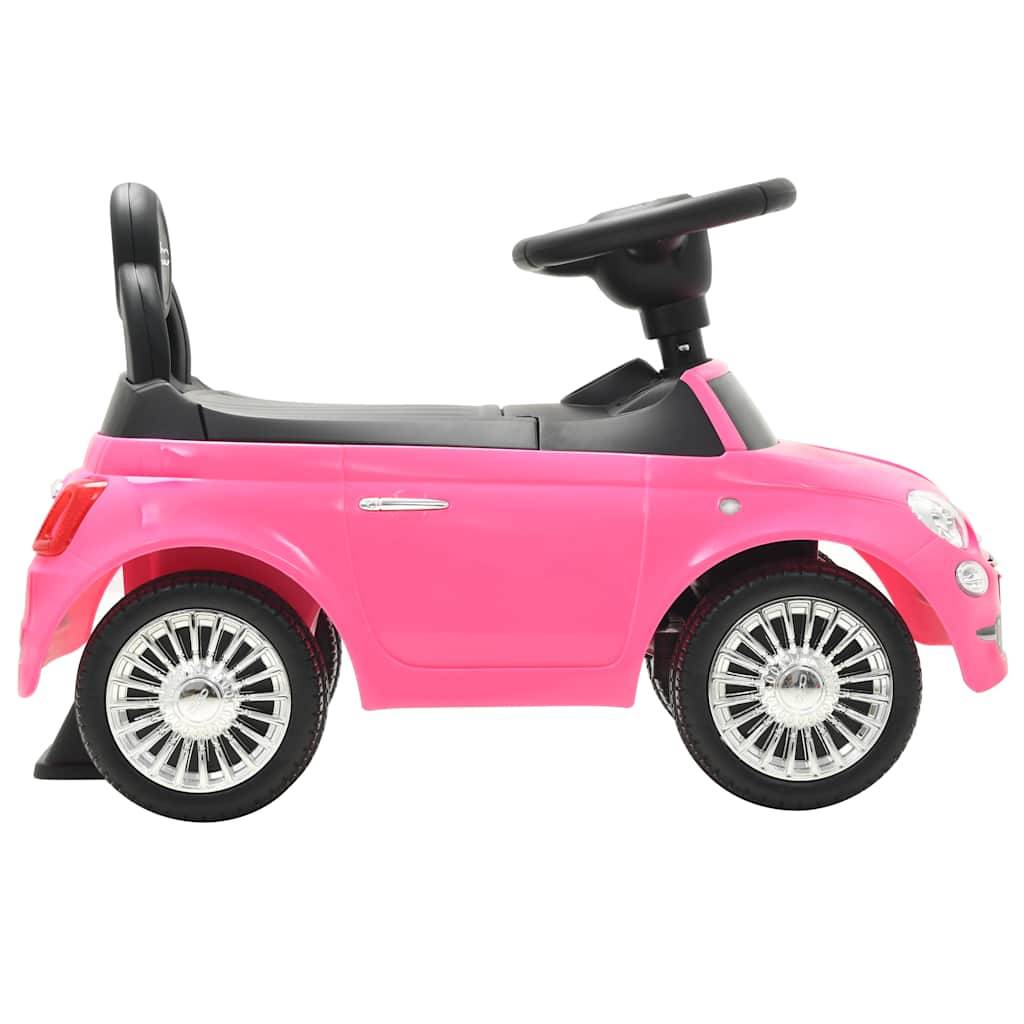 vidaXL Kinder-Aufsitzauto Fiat 500 Rosa