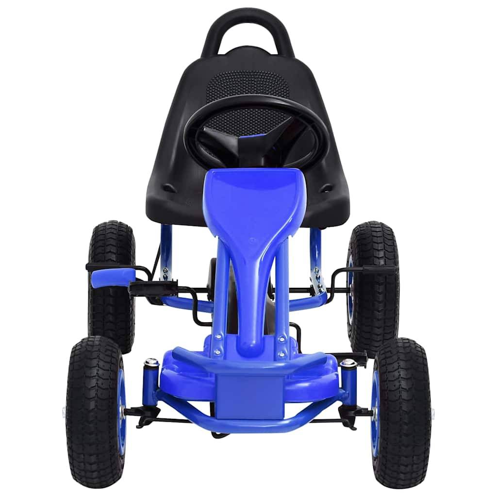 vidaXL Pedal Go-Kart mit Luftreifen Blau