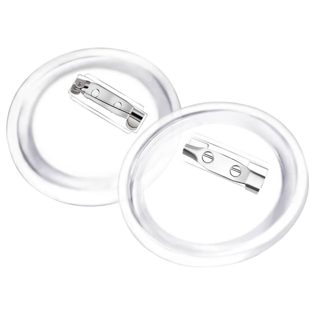 vidaXL Button-Set mit Anstecknadel 100 Stk. Acryl 44 mm