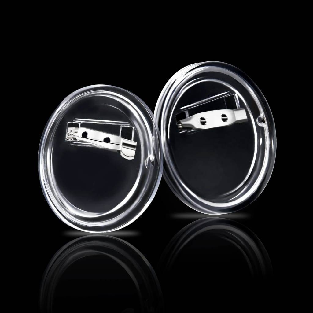 vidaXL Button-Set mit Anstecknadel 100 Stk. Acryl 44 mm