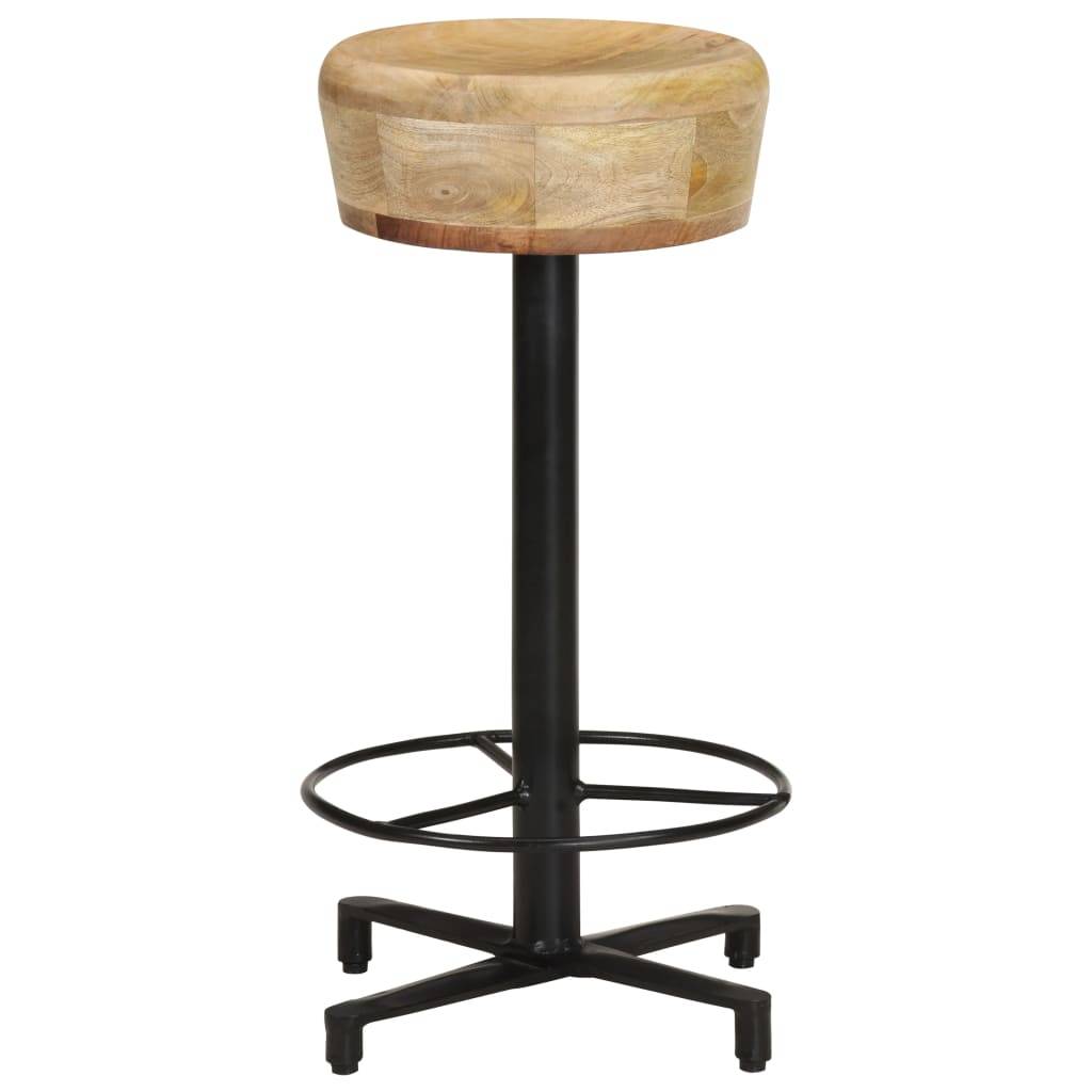 vidaXL Barhocker 2 Stk. 66 cm Mango Massivholz