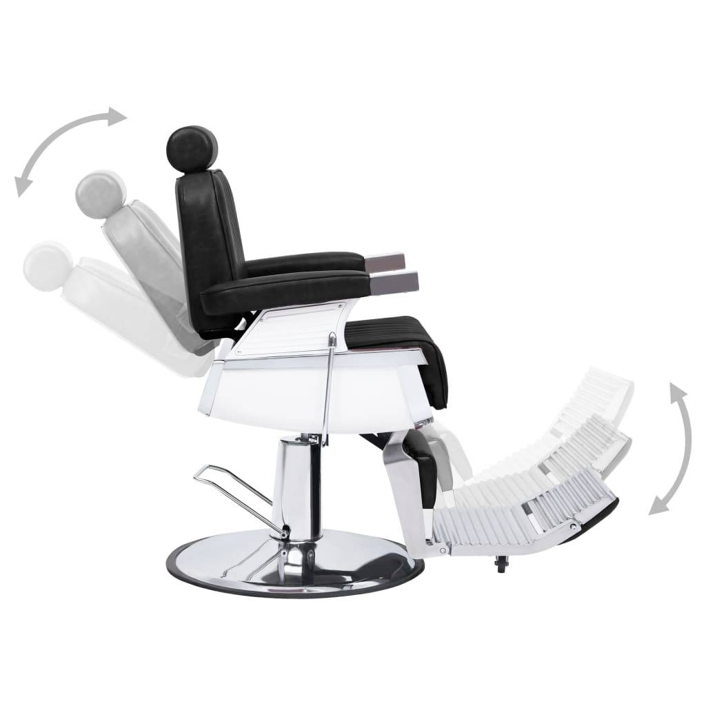 vidaXL Friseurstuhl Schwarz 68x69x116 cm Kunstleder
