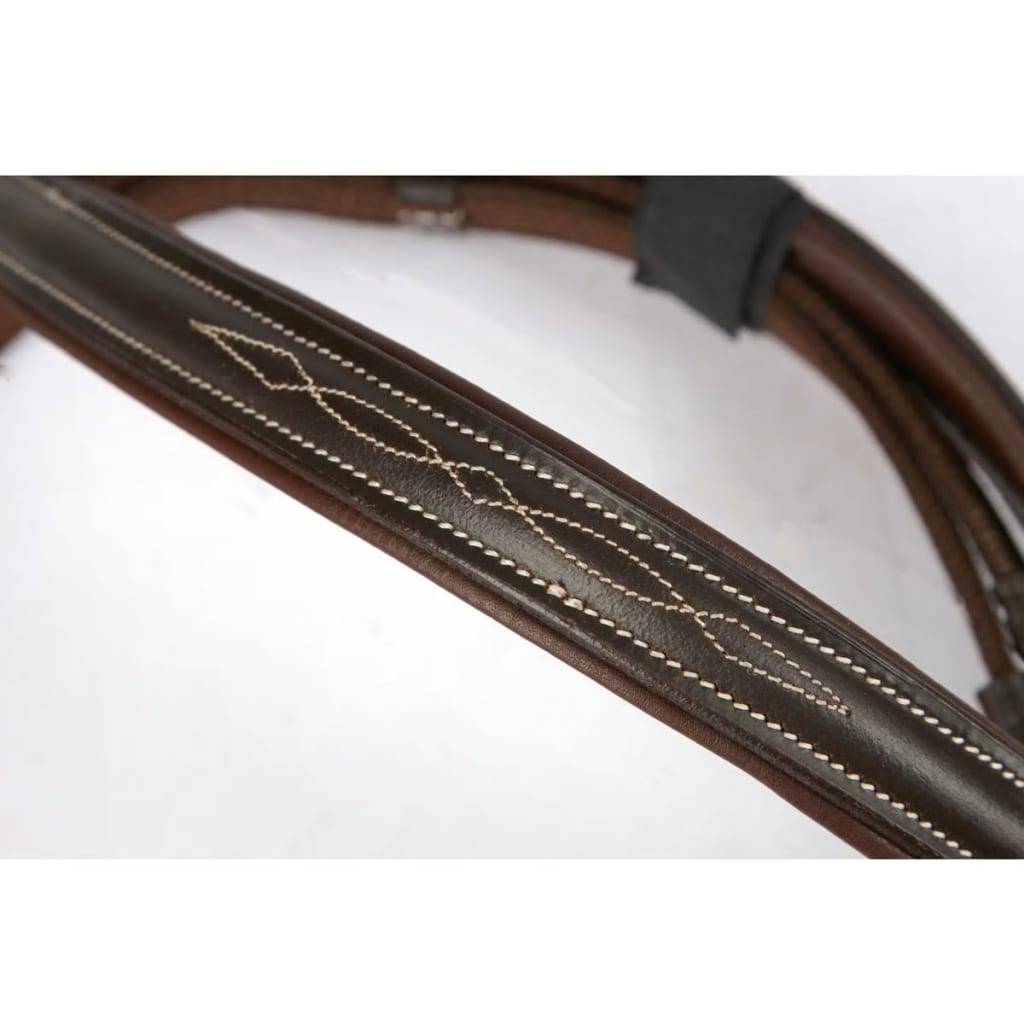 Kerbl Trensenzaum Classic Leder Braun Warmblut 324913