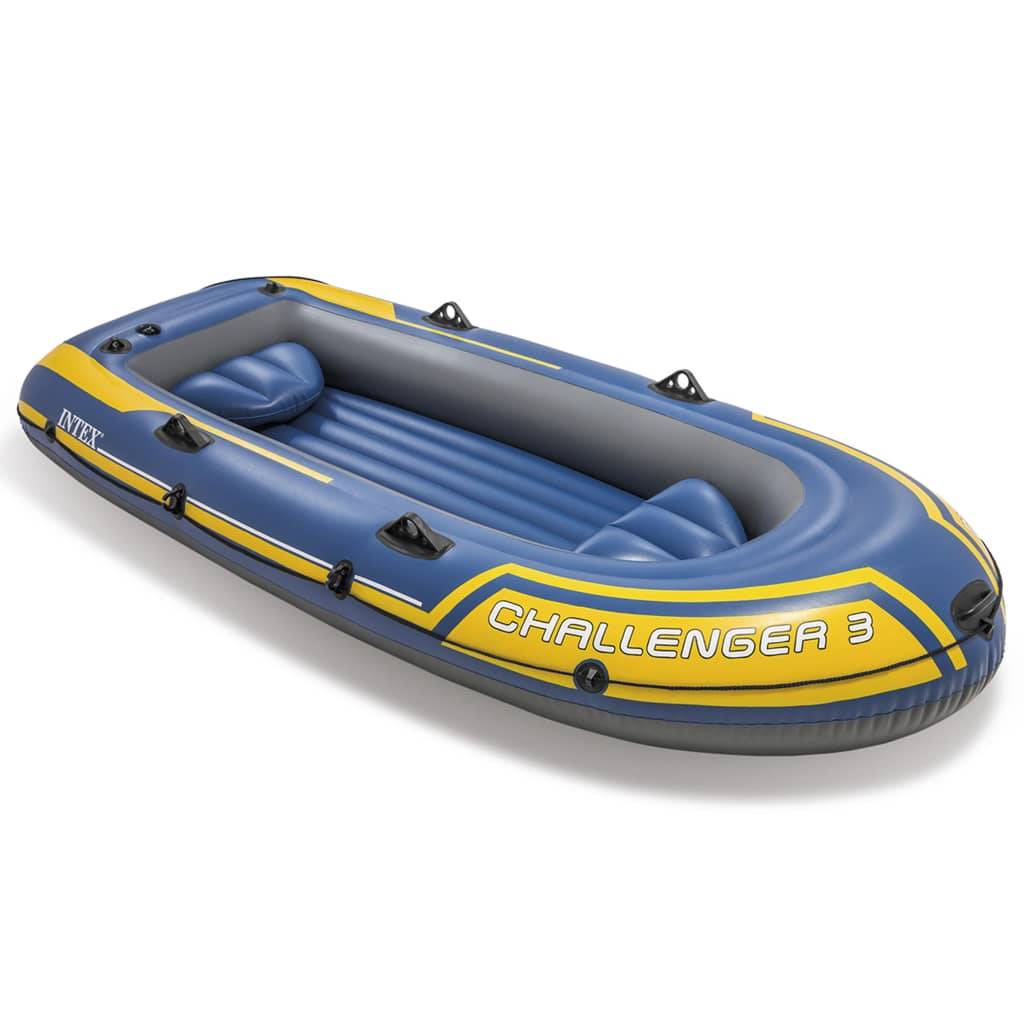 Intex Schlauchboot mit Rudern und Pumpe Challenger 3 68370NP