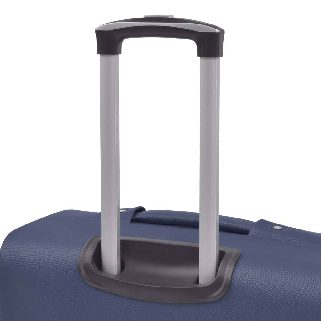 vidaXL 3-tlg. Weichgepäck Trolley-Set Marineblau