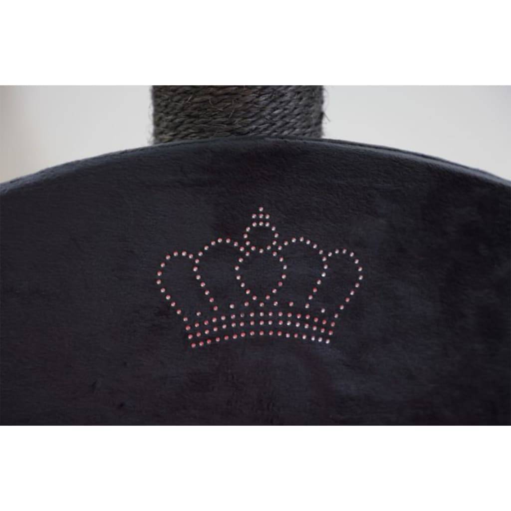 Kerbl Kratzbaum Lounge Deluxe Grau und Rot 81548