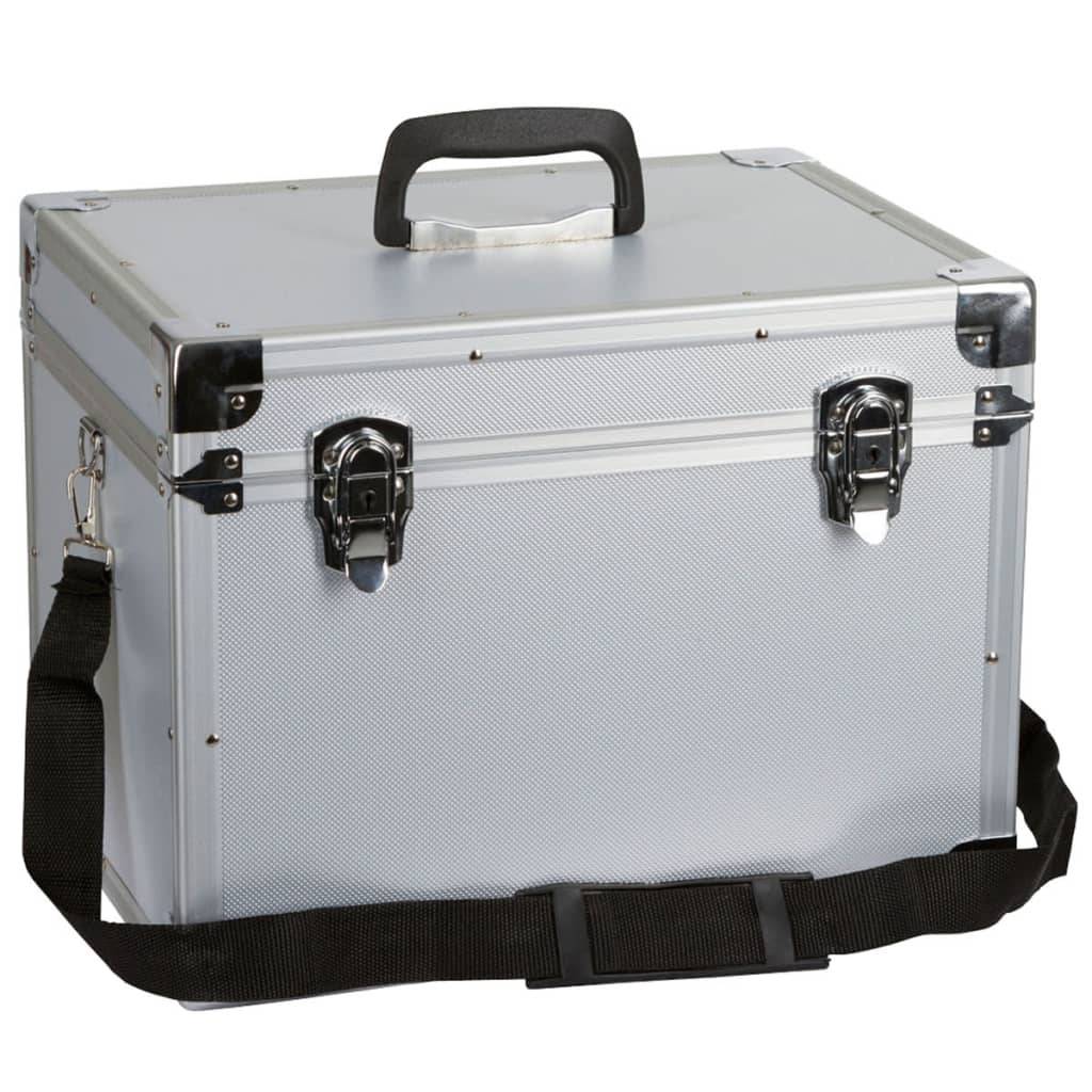 Kerbl Putzbox für Pferde AluSafe Silbern 320137