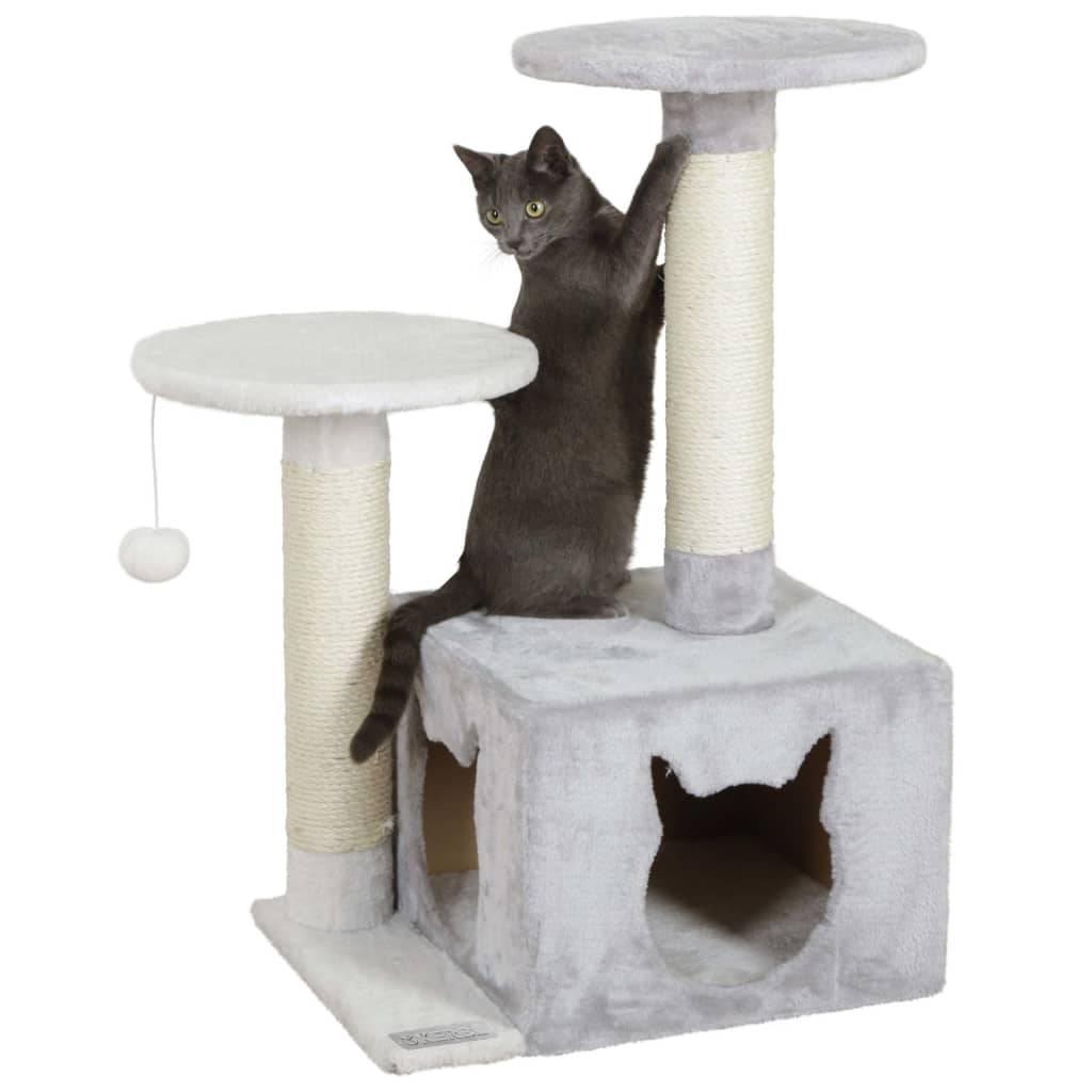 Kerbl Kratzbaum Saphir Light 80 cm Weiß und Grau