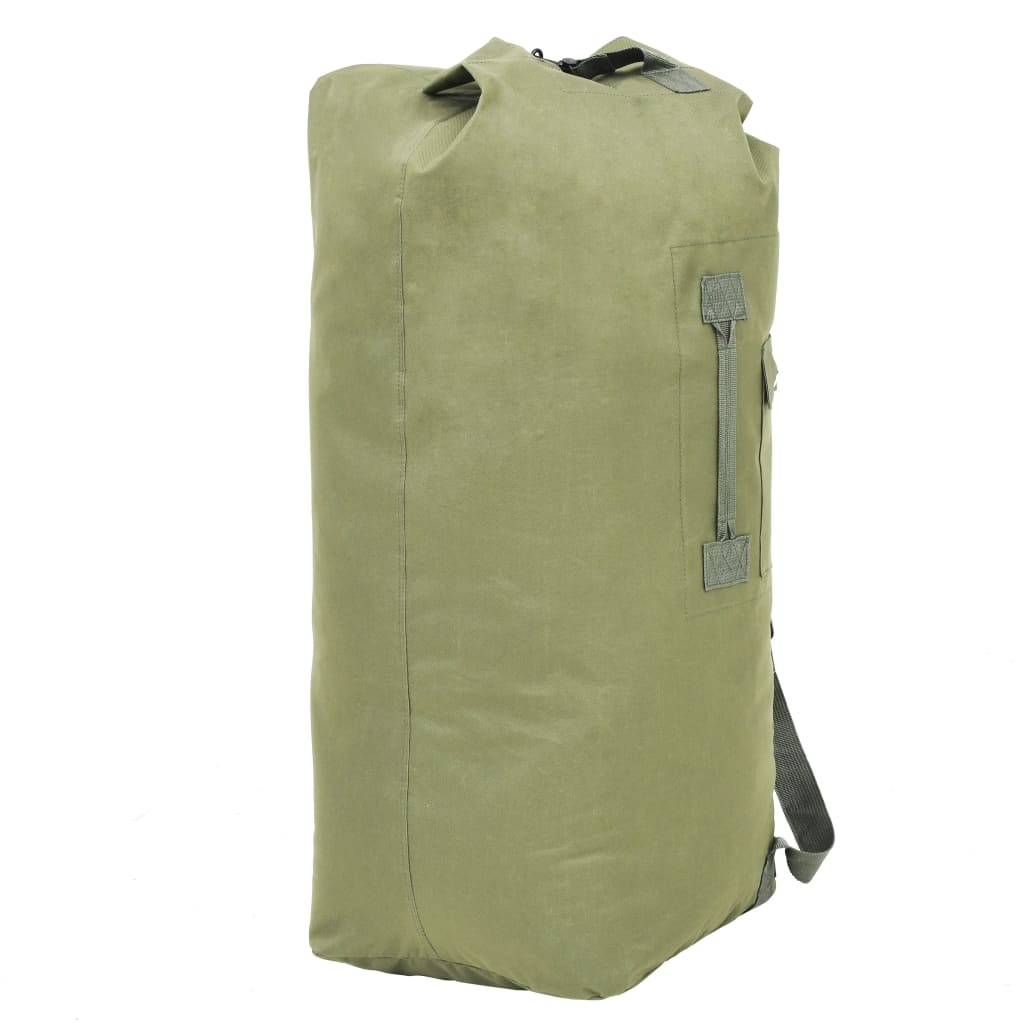 vidaXL Seesack Army Style 85 L Olivgrün