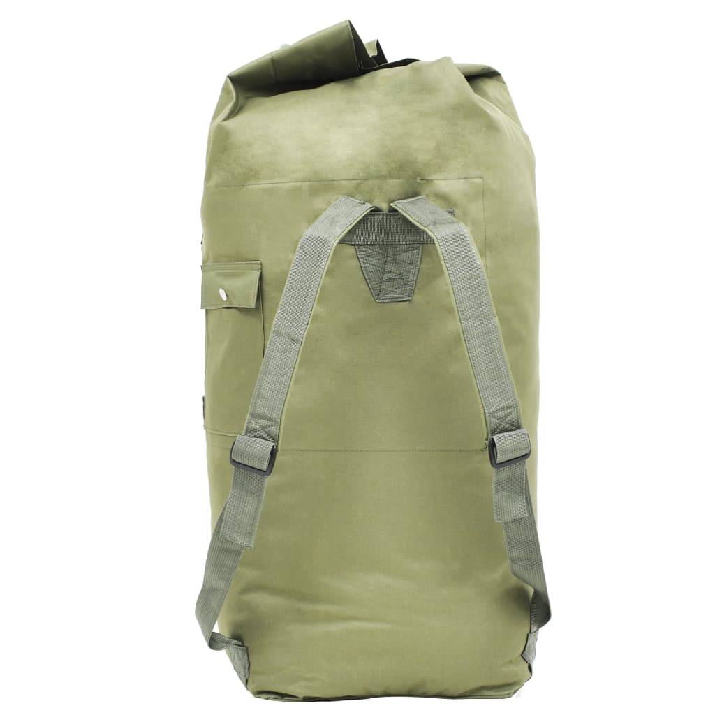 vidaXL Seesack Army Style 85 L Olivgrün