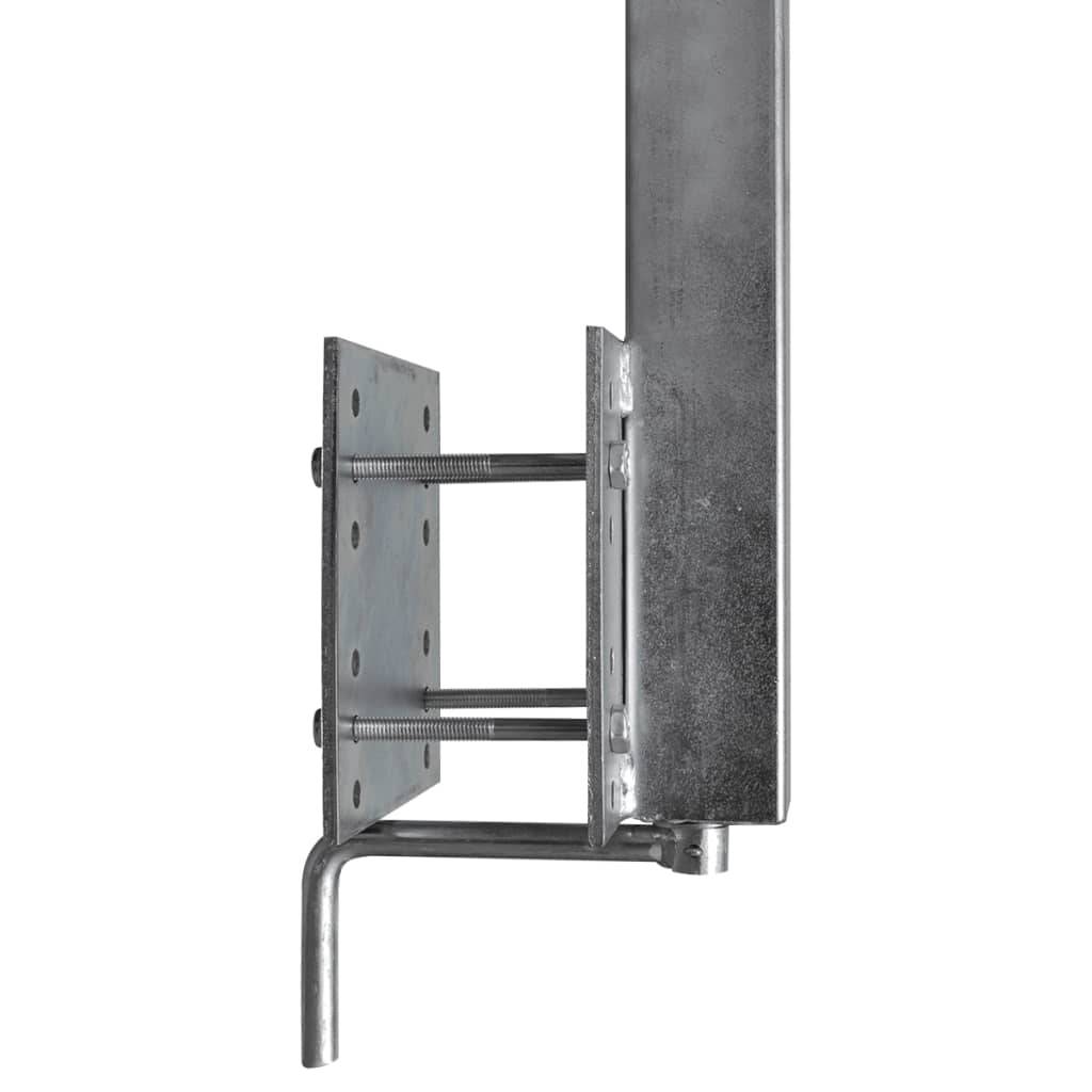 vidaXL Bootstrailer-Stützen Doppelrollen 2er-Set 59-84 cm