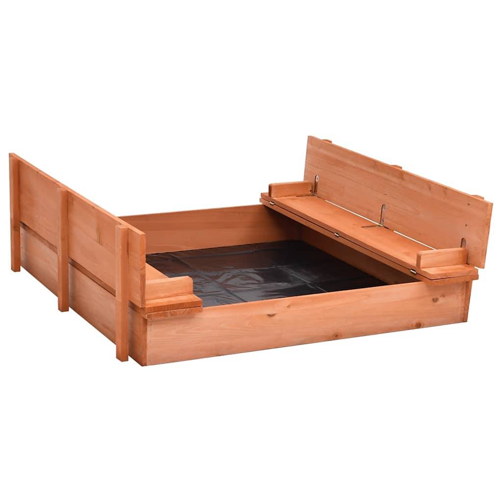 vidaXL Sandkasten Tannenholz 95×90×15 cm