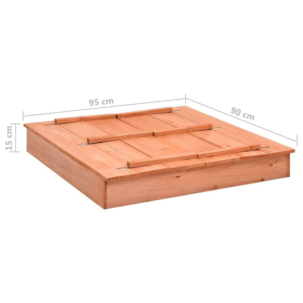 vidaXL Sandkasten Tannenholz 95×90×15 cm