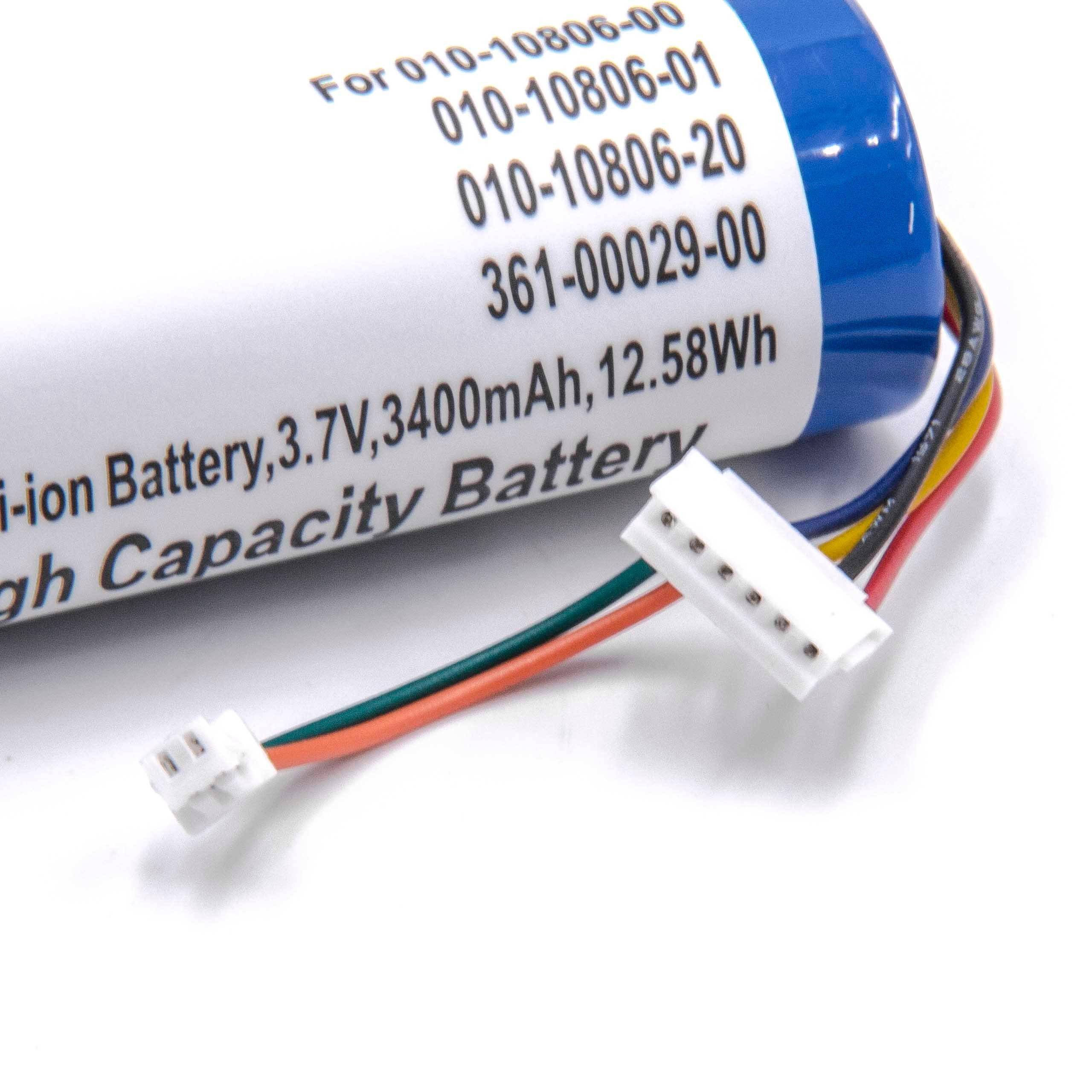 Li-Ion-Akku - 3400mAh (3.7V) - für Hundehalsband Hunde-Trainer wie Garmin 010-10806-00