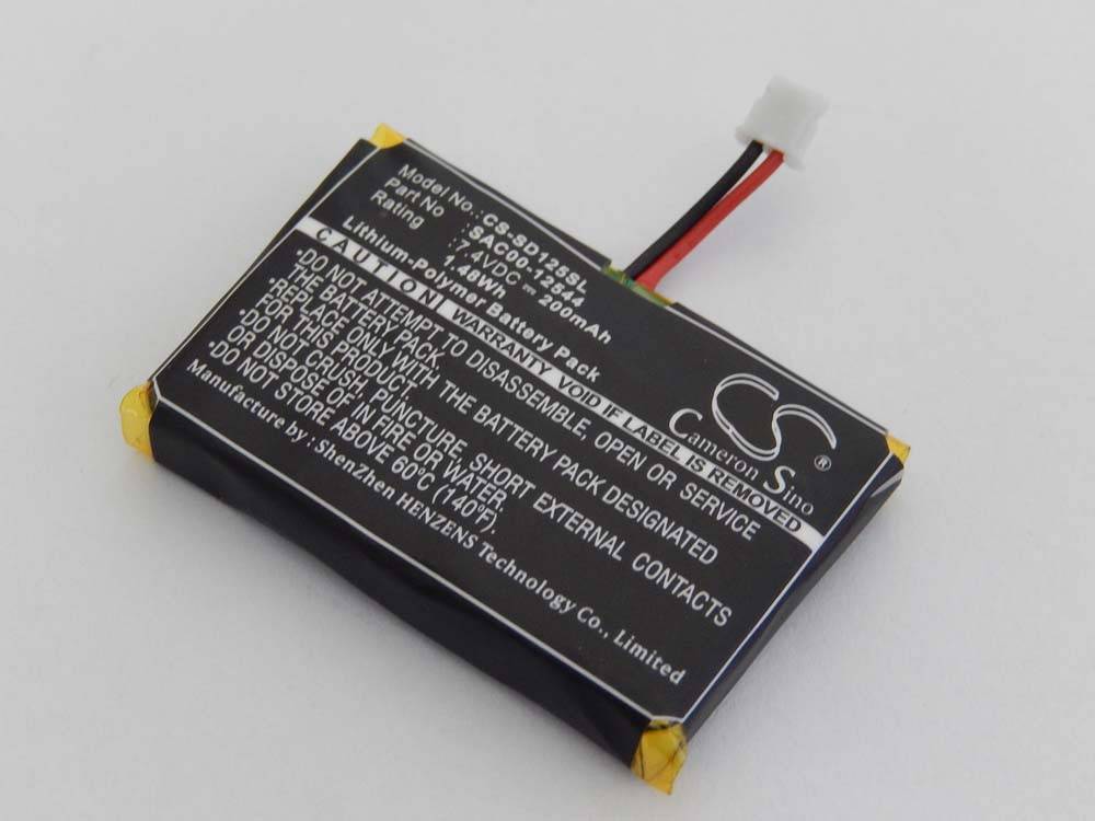 Li-Polymer-Akku - 200mAh (7.4V) - für Hundehalsband Hunde-Trainer wie Sportdog SAC00-12544