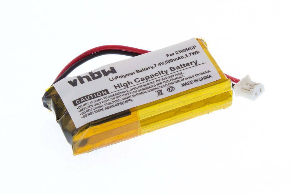 Li-Polymer-Akku - 500mAh (7.4V) - für Hundehalsband Hunde-Trainer wie BP74T2