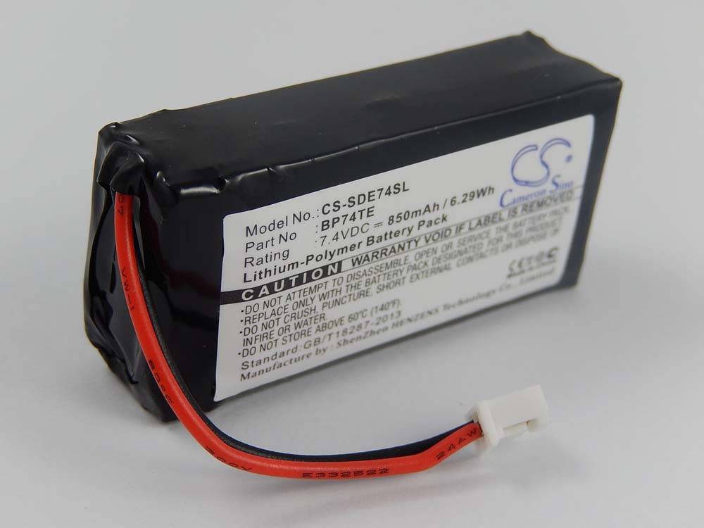 Li-Polymer-Akku - 850mAh (7.4V) - für Hundehalsband Hunde-Trainer wie Dogtra BP74TE
