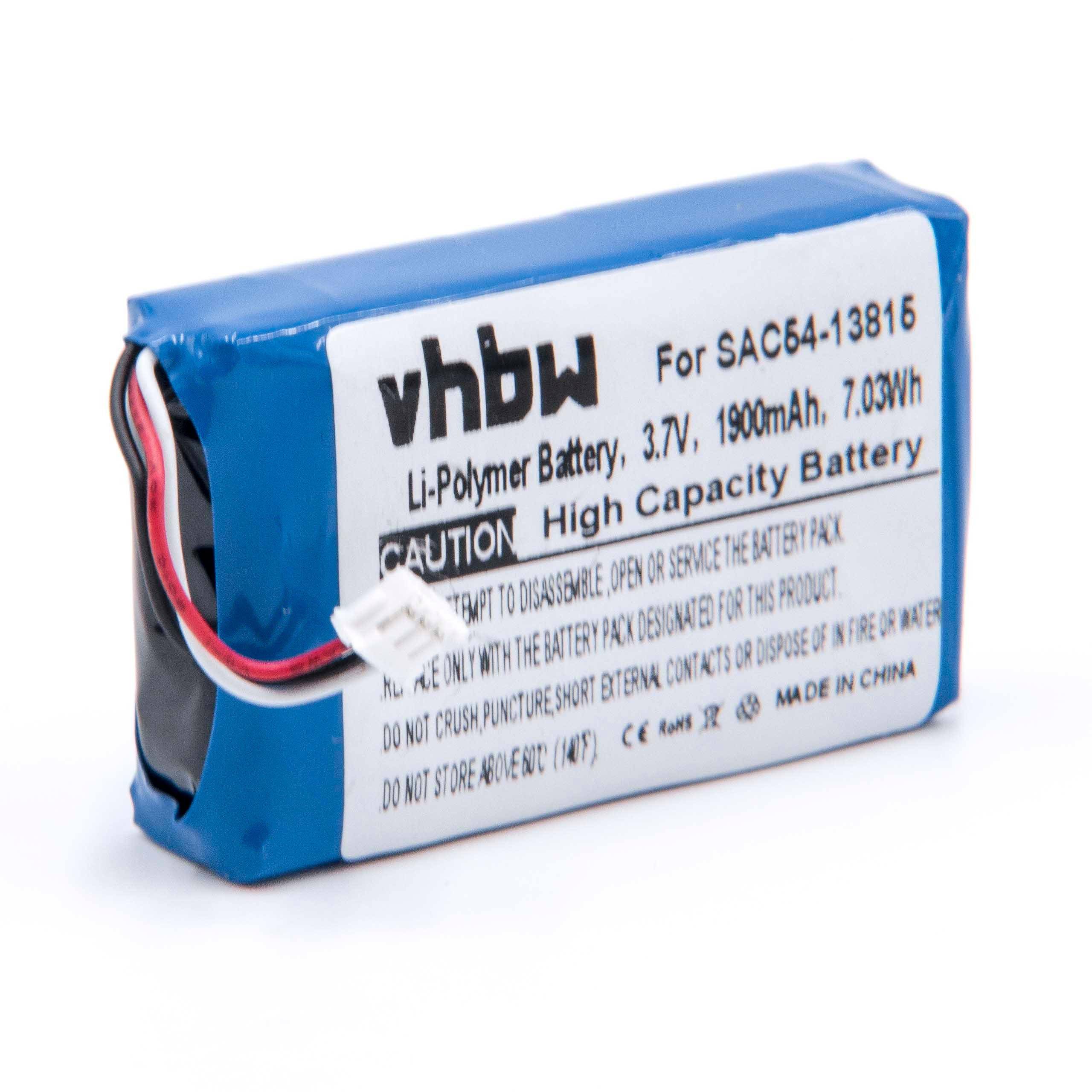 Li-Polymer-Akku - 1900mAh (3.7V) - für Hundehalsband Hunde-Trainer wie SAC54-13815