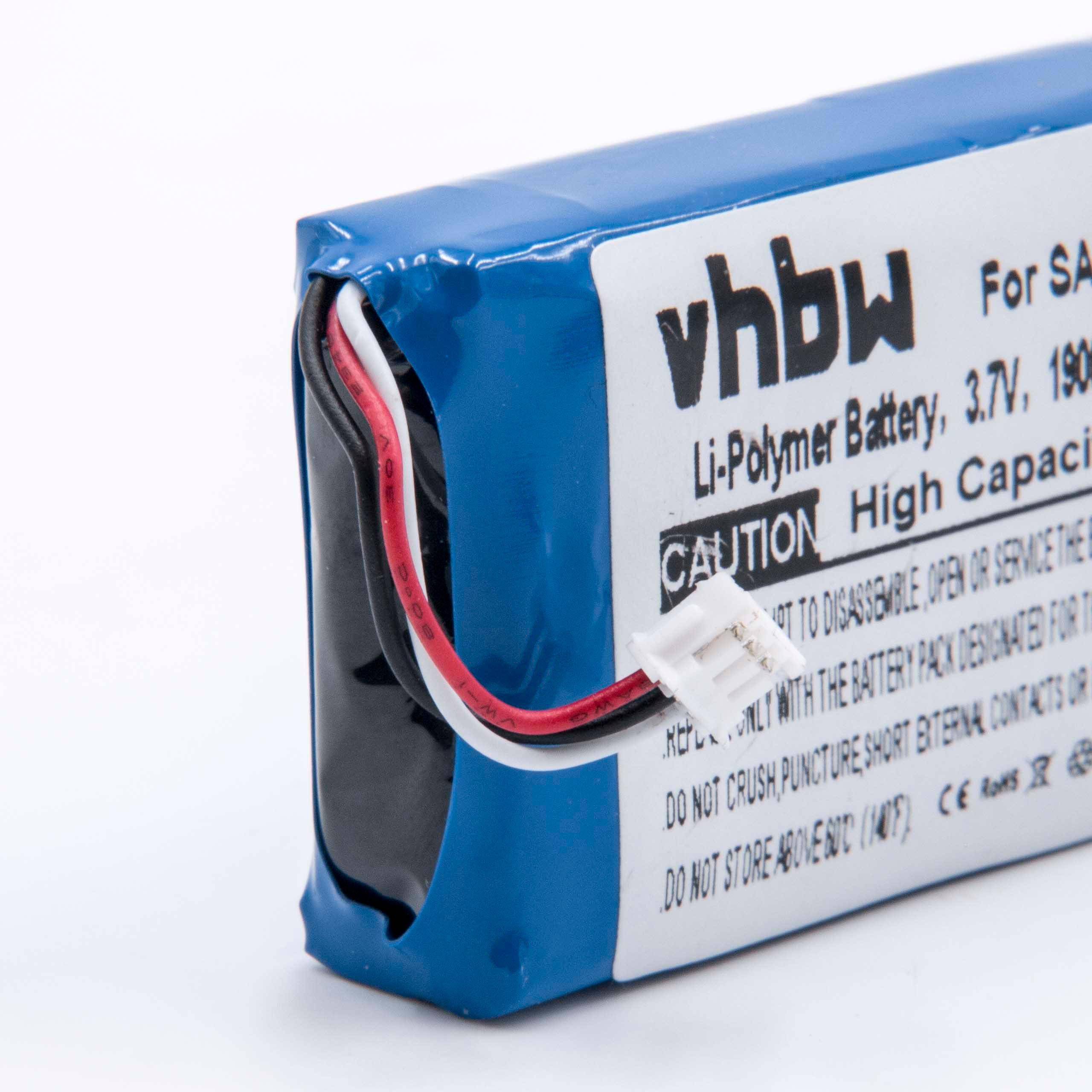 Li-Polymer-Akku - 1900mAh (3.7V) - für Hundehalsband Hunde-Trainer wie SAC54-13815