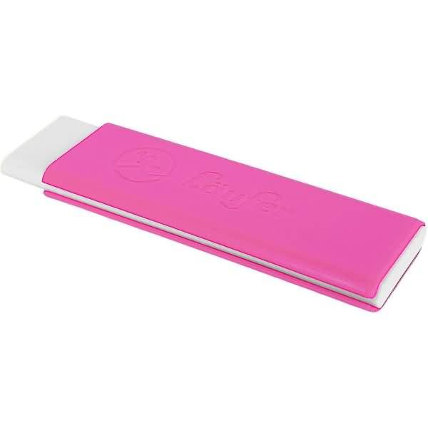 Radiergummi Pocket Kunststoff PVC-frei pink