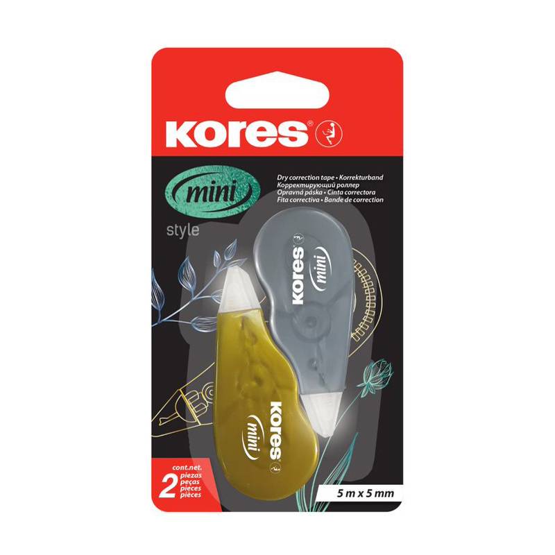 Kores Einweg-Korrekturroller "Mini Metallic Style"