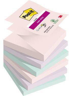 Post-it Haftnotiz Super Z-Notes R330-6SS-SOUL sortiert 6 St./Pack