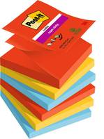 3M R330-6SS-PLAY - Quadratisch - Blau - Rot - Gelb - Papier - 76 mm - 76 mm - 90 Blätter