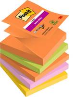 3M R330-5SS-BOOS - Quadratisch - Grün - Orange - Pink - Gelb - Papier - 76 mm - 76 mm - 90 Blätter