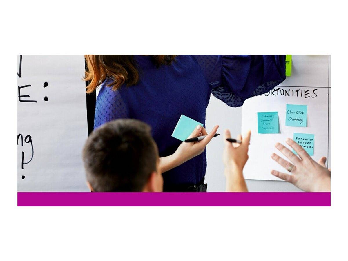 Menschen in einem Workshop kleben Haftnotizen auf ein Tafelbrett mit dem Titel „Chancen" und schlagen damit eine kollaborative Brainstorming- oder Planungssitzung vor.