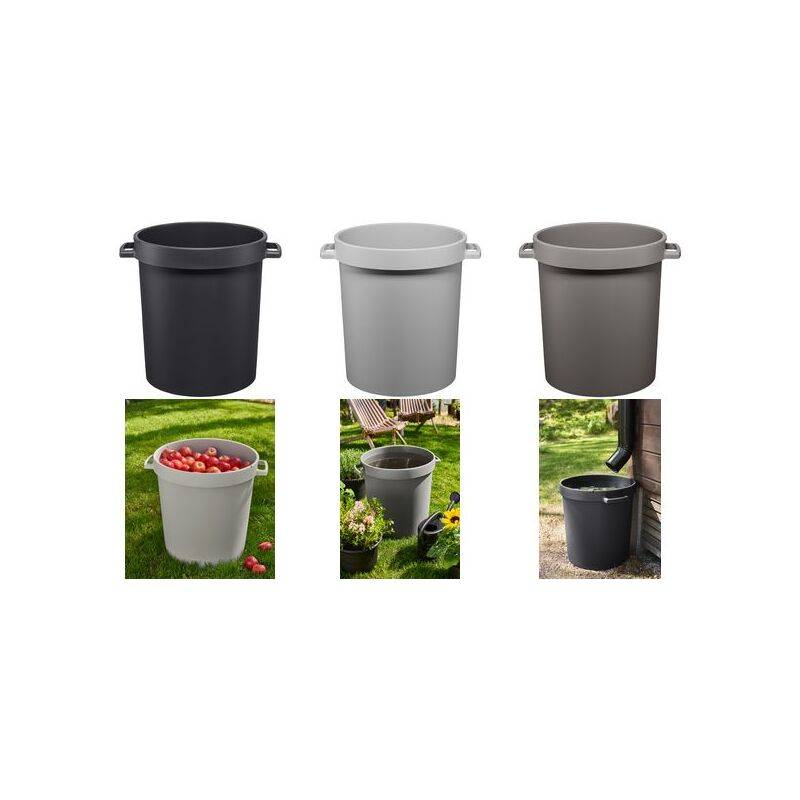 orthex Gartencontainer/Behälter Recycled, 65 Liter, taupe