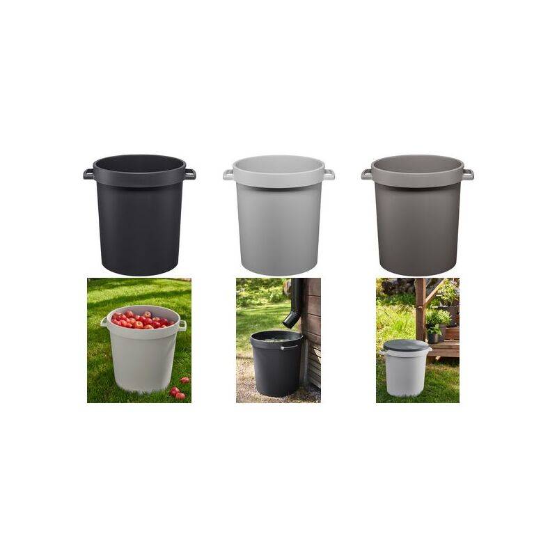 orthex Gartencontainer/Behälter Recycled, 80 Liter, taupe