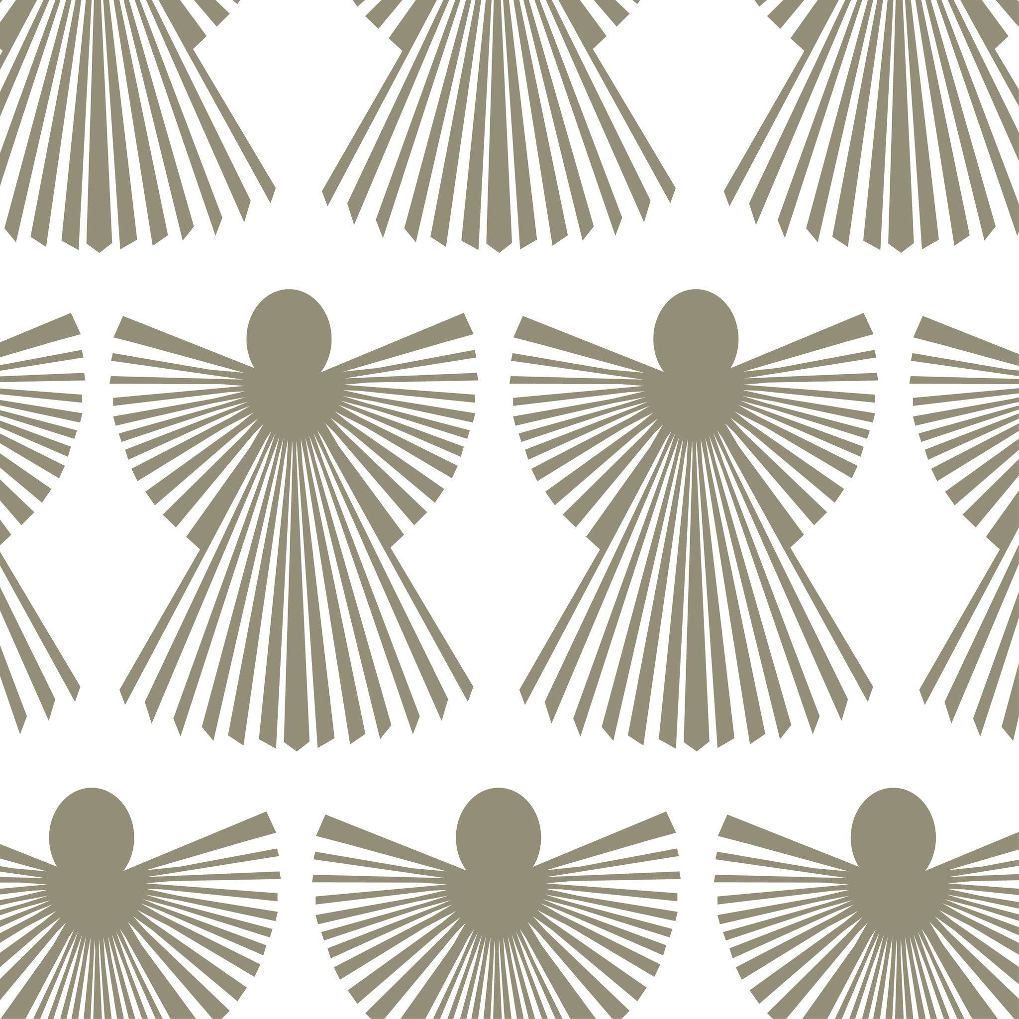 Clairefontaine Geschenkpapierrolle Excellia 80g, 50x0,70m, Engel - Gold 202093C