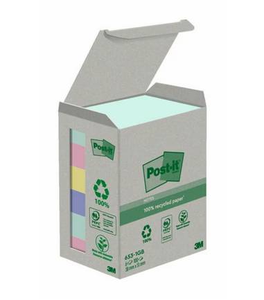 3M Post-it Mini Tower 6531GB - Notizen - 51 x 38 mm - 600 Blatt (6 x 100)